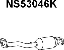 Veneporte NS53046K - Catalizzatore www.autoricambi360.it