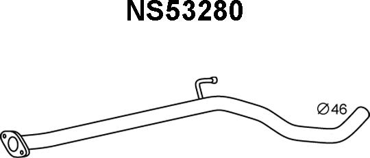 Veneporte NS53280 - Tubo gas scarico www.autoricambi360.it