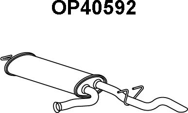 Veneporte OP40592 - Silenziatore posteriore www.autoricambi360.it