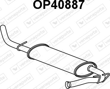 Veneporte OP40887 - Silenziatore posteriore www.autoricambi360.it
