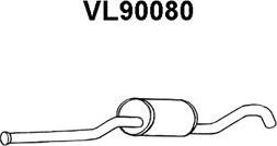 Veneporte VL90080 - Silenziatore anteriore www.autoricambi360.it