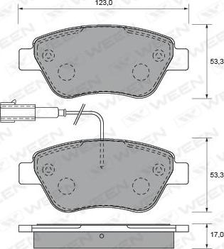 Cifam 822-321-0 - Kit pastiglie freno, Freno a disco www.autoricambi360.it