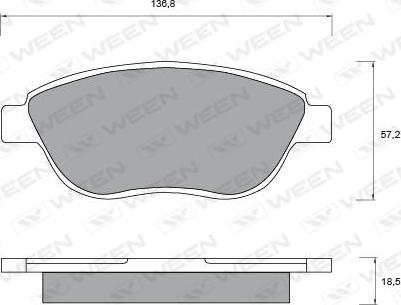 TRW GDB1676 - Kit pastiglie freno, Freno a disco www.autoricambi360.it