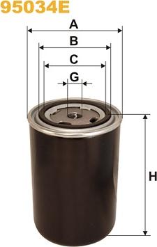 WIX Filters 95034E - Filtro carburante www.autoricambi360.it