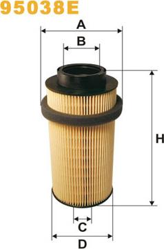 WIX Filters 95038E - Filtro carburante www.autoricambi360.it