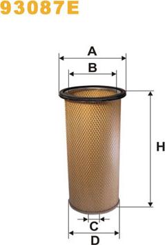 WIX Filters 93087E - Filtro aria secondaria www.autoricambi360.it