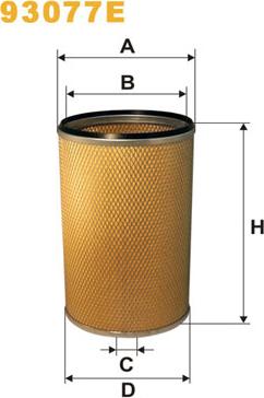 WIX Filters 93077E - Filtro aria www.autoricambi360.it