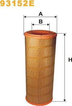 WIX Filters 93152E - Filtro aria www.autoricambi360.it