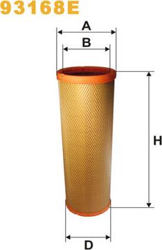WIX Filters 93168E - Filtro aria secondaria www.autoricambi360.it