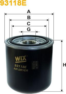 WIX Filters 93118E - Essiccatore aria, Imp. aria compressa www.autoricambi360.it