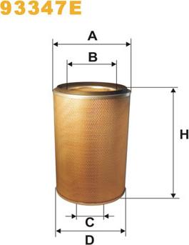 WIX Filters 93347E - Filtro aria www.autoricambi360.it