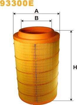 WIX Filters 93300E - Filtro aria www.autoricambi360.it