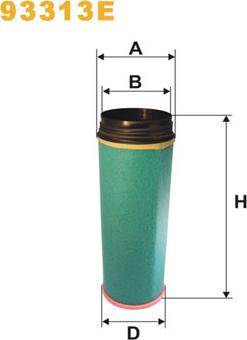 WIX Filters 93313E - Filtro aria secondaria www.autoricambi360.it