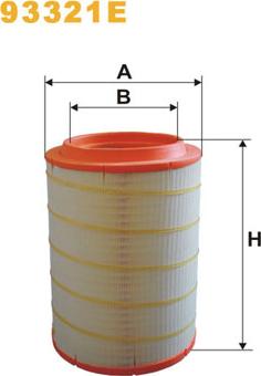 WIX Filters 93321E - Filtro aria www.autoricambi360.it