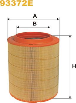 WIX Filters 93372E - Filtro aria www.autoricambi360.it