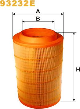 WIX Filters 93232E - Filtro aria www.autoricambi360.it
