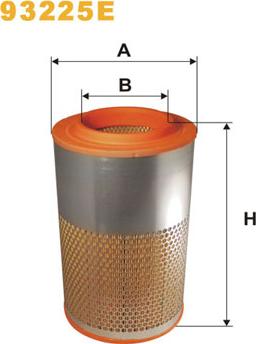 WIX Filters 93225E - Filtro aria www.autoricambi360.it
