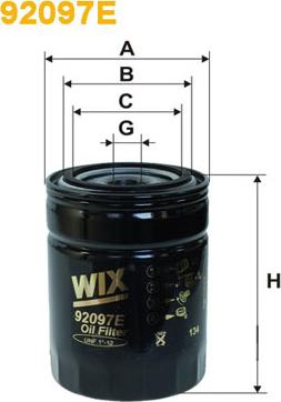 WIX Filters 92097E - Filtro olio www.autoricambi360.it