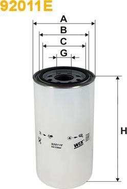 WIX Filters 92011E - Filtro olio www.autoricambi360.it
