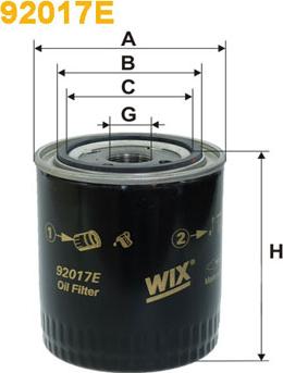 WIX Filters 92017E - Filtro olio www.autoricambi360.it