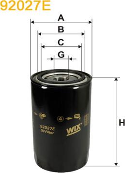 WIX Filters 92027E - Filtro olio www.autoricambi360.it