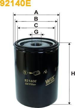WIX Filters 92140E - Filtro olio www.autoricambi360.it