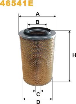 WIX Filters 46541E - Filtro aria www.autoricambi360.it