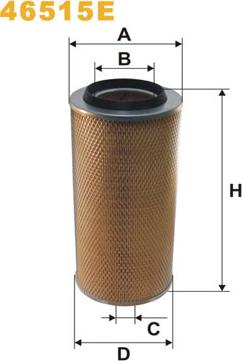 WIX Filters 46515E - Filtro aria www.autoricambi360.it