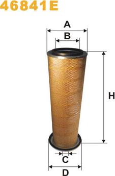 WIX Filters 46841E - Filtro aria www.autoricambi360.it