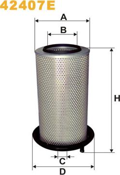 WIX Filters 42407E - Filtro aria www.autoricambi360.it