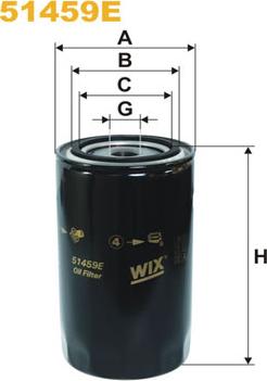 WIX Filters 51459E - Filtro olio www.autoricambi360.it