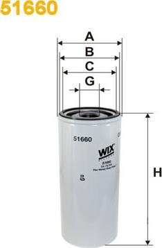 WIX Filters 51660 - Filtro olio www.autoricambi360.it