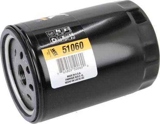WIX Filters 51060 - Filtro olio www.autoricambi360.it