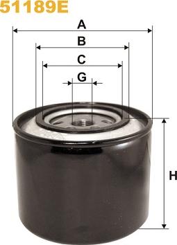 WIX Filters 51189E - Filtro olio www.autoricambi360.it