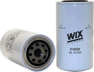 WIX Filters 51832 - Filtro olio www.autoricambi360.it