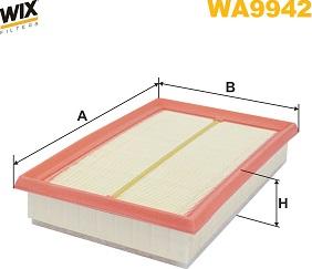 WIX Filters WA9942 - Filtro aria www.autoricambi360.it