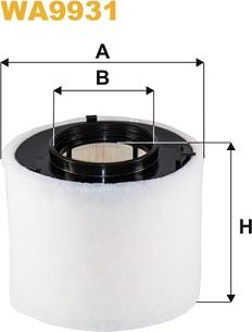 WIX Filters WA9931 - Filtro aria www.autoricambi360.it