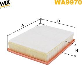 WIX Filters WA9970 - Filtro aria www.autoricambi360.it