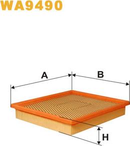 WIX Filters WA9490 - Filtro aria www.autoricambi360.it