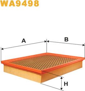 WIX Filters WA9498 - Filtro aria www.autoricambi360.it
