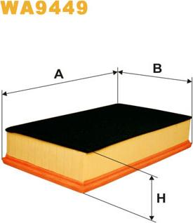 WIX Filters WA9449 - Filtro aria www.autoricambi360.it