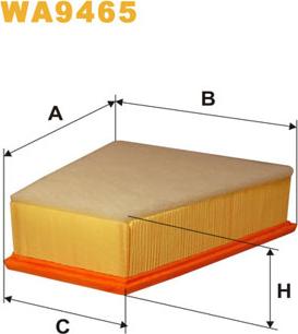 WIX Filters WA9465 - Filtro aria www.autoricambi360.it