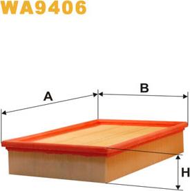 WIX Filters WA9406 - Filtro aria www.autoricambi360.it