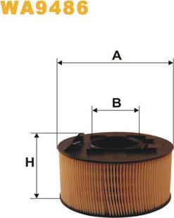 WIX Filters WA9486 - Filtro aria www.autoricambi360.it