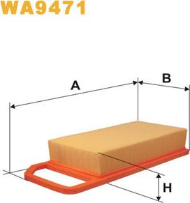 WIX Filters WA9471 - Filtro aria www.autoricambi360.it