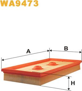 WIX Filters WA9473 - Filtro aria www.autoricambi360.it