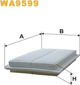 WIX Filters WA9599 - Filtro aria www.autoricambi360.it