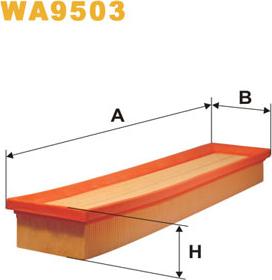 WIX Filters WA9503 - Filtro aria www.autoricambi360.it