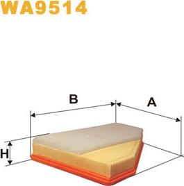 WIX Filters WA9514 - Filtro aria www.autoricambi360.it