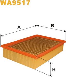 WIX Filters WA9517 - Filtro aria www.autoricambi360.it